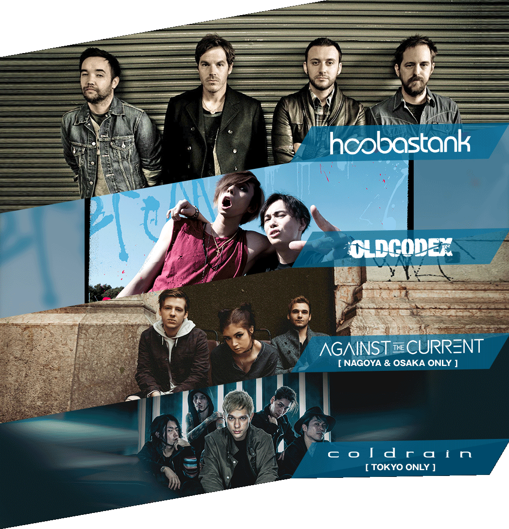 Hoobastank / OLDCODEX / AGAINST THE CURRENT