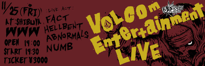 VOLCOM Entertainment LIVE