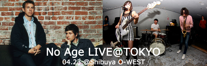 No Age LIVE@TOKYO